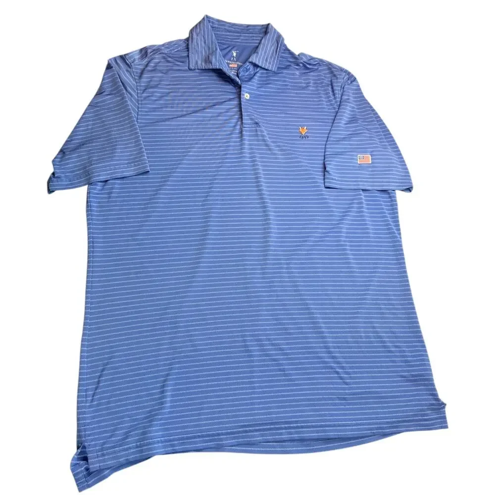 Fairway & Greene Green Spring Valley Hunt Club Golf Polo Shirt Men’s L USA